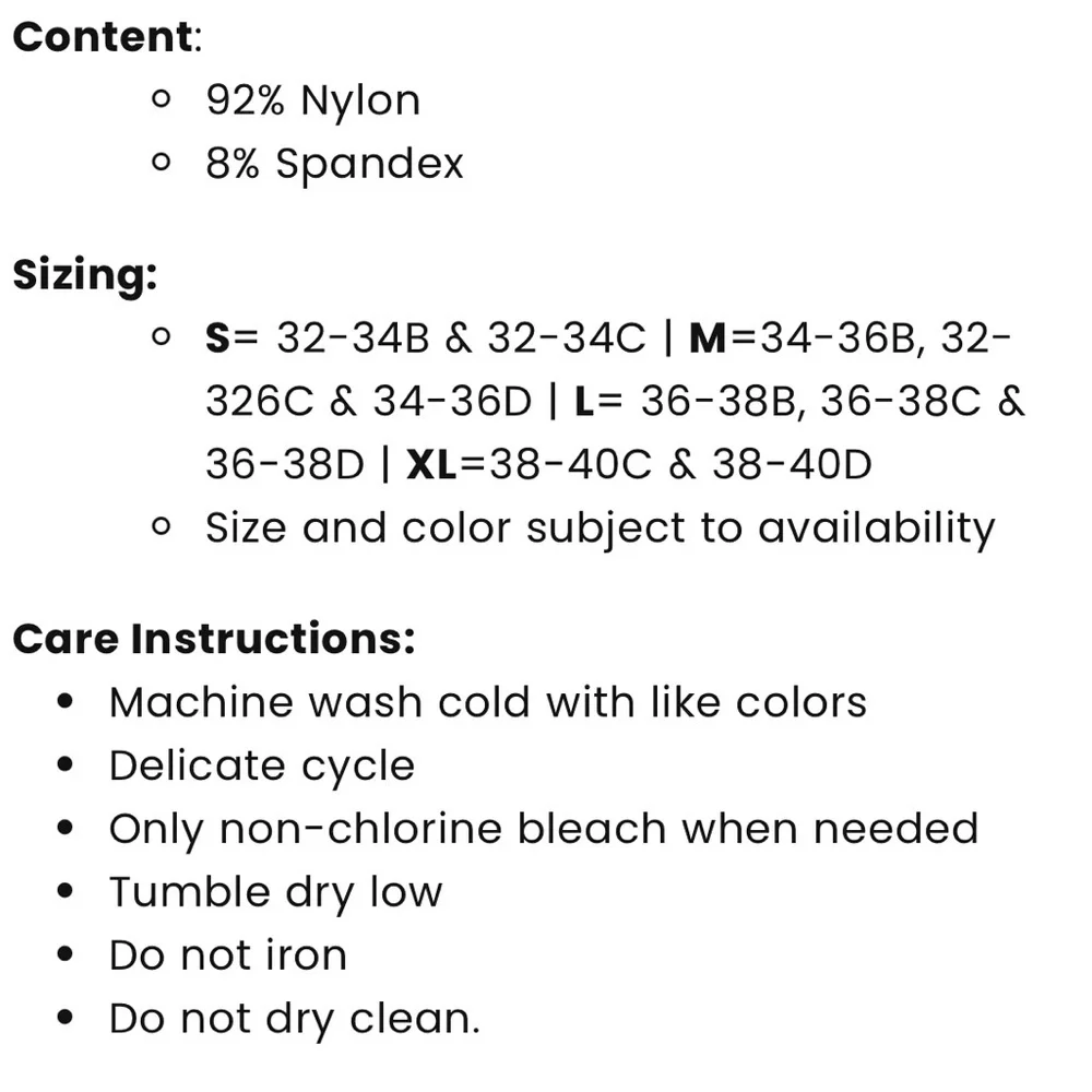 Jezebel Women's Lace Bralette Felina Size Large Intimates Lounge Everyday NWOT - Picture 13 of 13